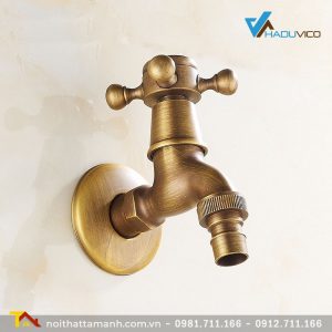 Vòi rửa gắn tường Haduvico Đồng thau VR029