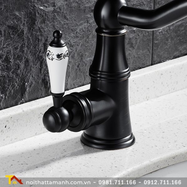 Vòi rửa lavabo Haduvico Đen VR055