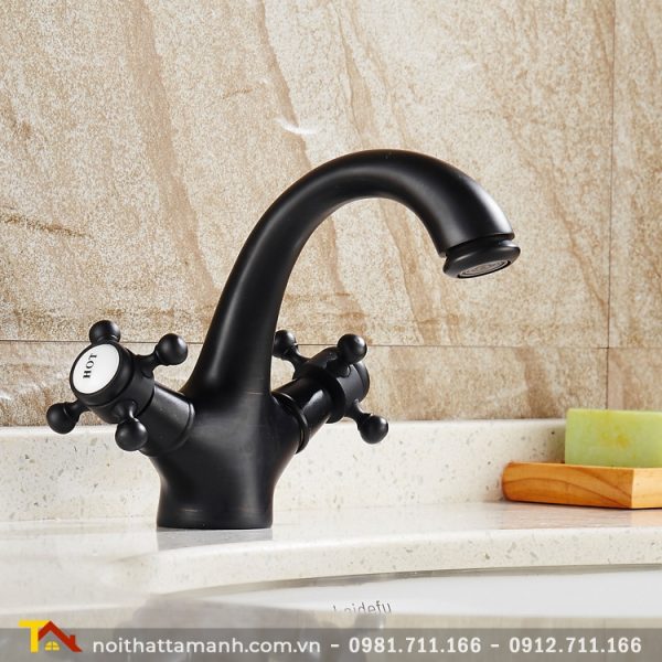 Vòi rửa lavabo Haduvico Đen VR059