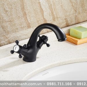 Vòi rửa lavabo Haduvico Đen VR059