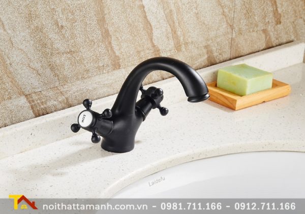Vòi rửa lavabo Haduvico Đen VR059