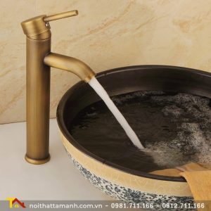 Vòi rửa lavabo Haduvico Đồng Thau Đúc VR008M