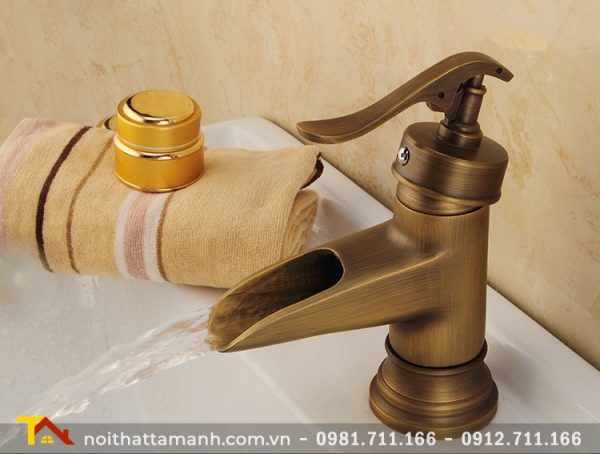 Vòi rửa lavabo Haduvico Đồng Thau VR038
