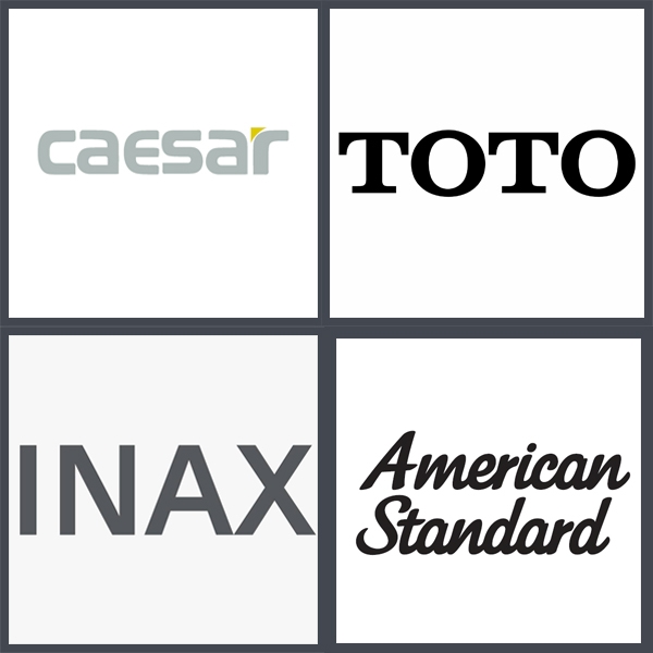 Nên lựa chọn những hãng có thương hiệu lớn đi đầu trong ngành như Inax, Toto, Caesar