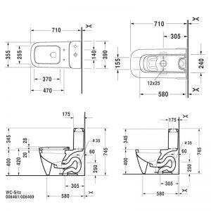 Bồn cầu 1 khối I HAPPY D2 Hafele 588.45.454