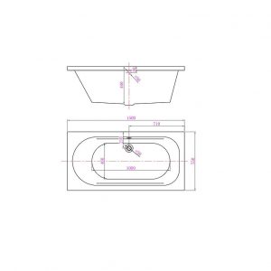 Bồn tắm âm CLARA CBT-123