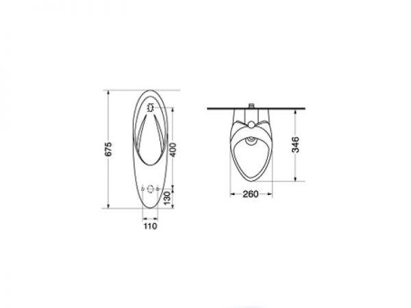 Bồn tiểu nam CLARA CU-2111P