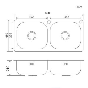 Chậu rửa bát CLARA CSS-13