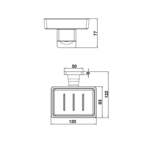 Giá đựng xà phòng Hafele 580.41.560