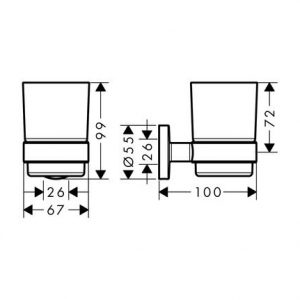 Bình xịt xà phòng LOGIS Hafele 580.61.351