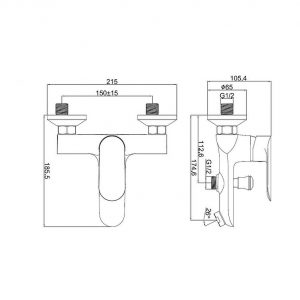 Sen tắm nóng lạnh CLARA CF-04353