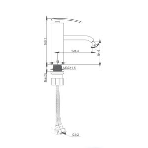 Vòi chậu nóng lạnh CLARA CF-26351