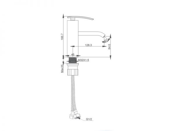 Vòi chậu nóng lạnh CLARA CF-26351