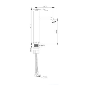 Vòi chậu nóng lạnh CLARA CF-26352