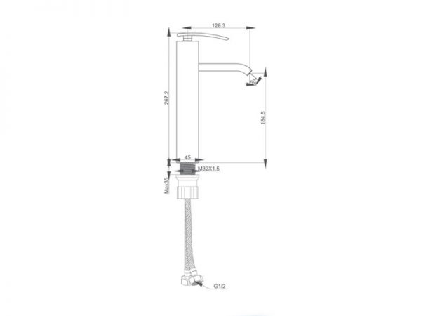 Vòi chậu nóng lạnh CLARA CF-26352