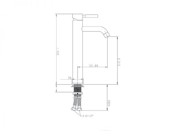 Vòi chậu nóng lạnh CLARA CF-29402