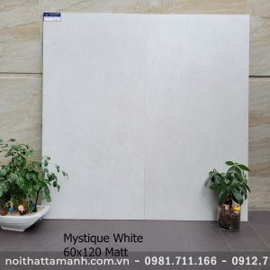 Gạch Ấn Độ 60x120 Mystique White