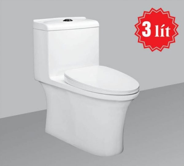 Bồn cầu 1 khối Hảo Cảnh 1017