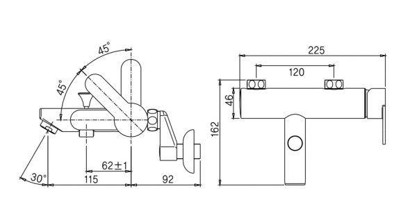 Sen tắm nóng lạnh Amy AM 5000