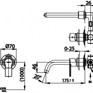 Vòi rửa mặt lavabo COTTO CT1114A