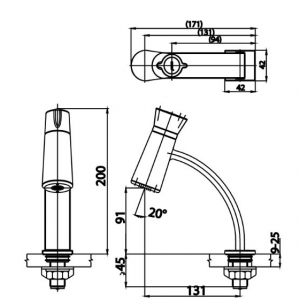 Vòi rửa mặt lavabo COTTO CT1139A