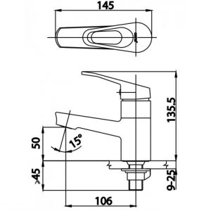 Vòi rửa mặt lavabo COTTO CT2176AE