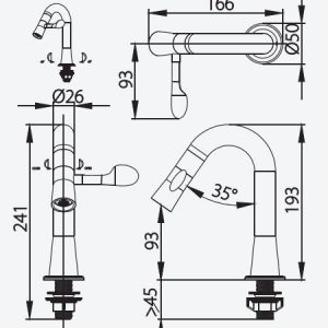 Vòi rửa mặt lavabo COTTO CT1301C43VR#WH