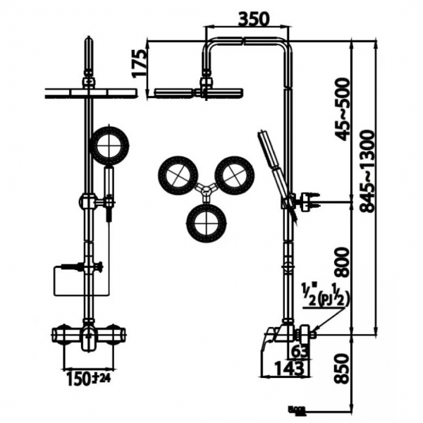 Sen cây nóng lạnh COTTO CT2071W - Ảnh 2