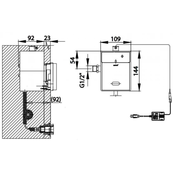 Van xả cảm ứng COTTO CT4801ACNL - Hình ảnh 2