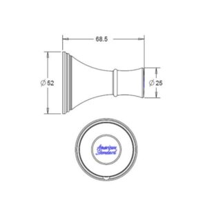 Bản vẽ Phụ kiện phòng tắm American WF-0281