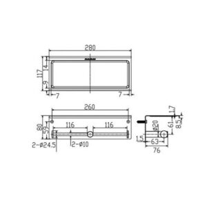 Bản vẽ Phụ kiện phòng tắm  American WF-1499