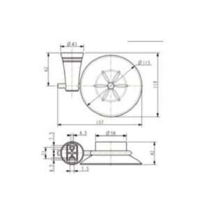 Bản vẽ Phụ kiện phòng tắm American WF-6582