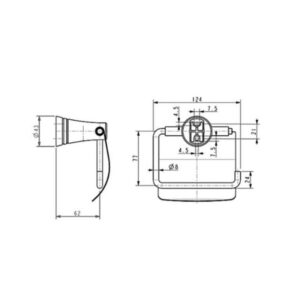 Bản vẽ Phụ kiện phòng tắm American WF-6586