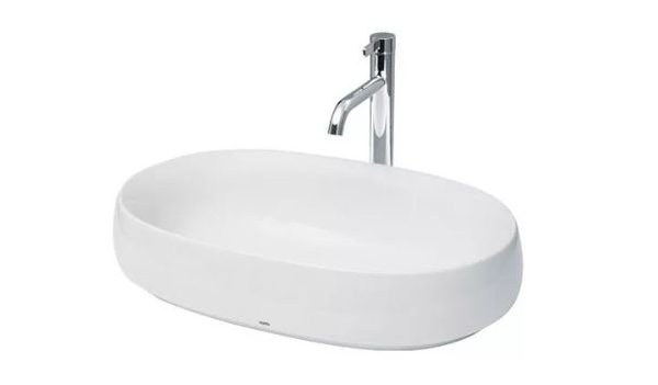 Chậu rửa đặt bàn TOTO PJS05WE#MW màu trắng mờ