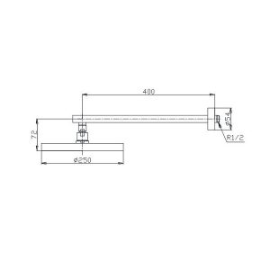 Bản vẽ bát sen gắn tường TOTO TX488SZ