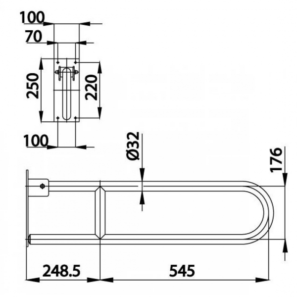 Tay vịn COTTO CT0190 - Hình ảnh 2
