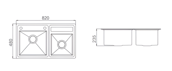 Chậu rửa bát BELLO BL-C005 - Ảnh 2