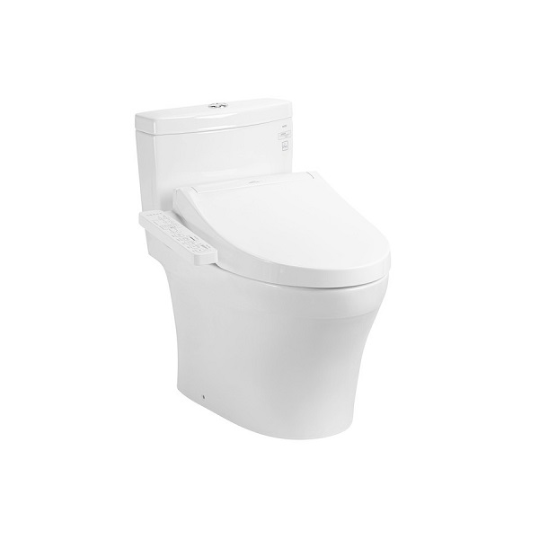 Bồn cầu 1 khối TOTO MS889DRW16 kết hợp nắp rửa điện tử Washlet thông minh