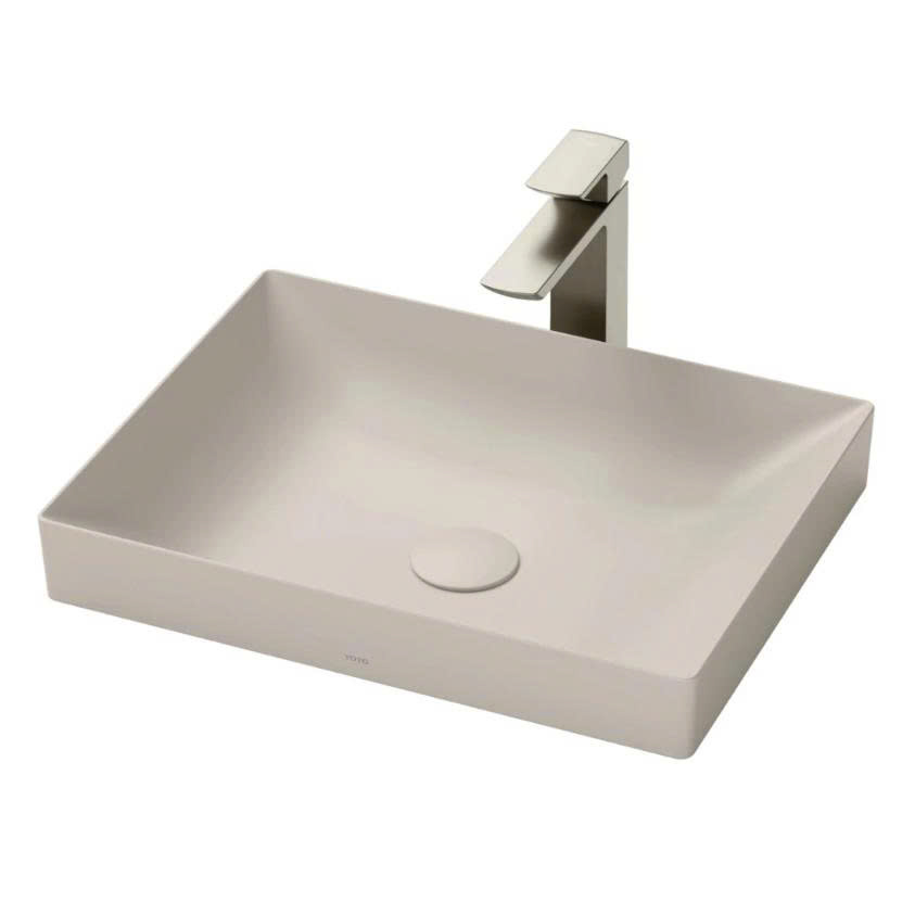 Chậu rửa đặt bàn TOTO LT4715G17#MBE màu be mờ